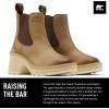 Sorel Women’s Hi-Line Heel Chelsea Boots(Umber  Ceramic)