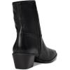 Steve Madden Women’s Daney Ankle Boot(Black Leather)