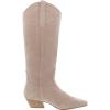 Steve Madden Women’s Dollie Western Boot(Sand Suede)