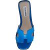 Steve Madden Women’s Hadyn Sandal(Blue Leather)