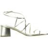 Steve Madden Women’s Remmi Heeled Sandal(Gold)