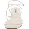 Steve Madden Women’s Remmi Heeled Sandal(White)