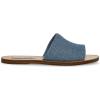 Steve Madden womens Gracel Flat Sandal(Denim)