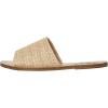 Steve Madden womens Gracel Flat Sandal(Natural Raffia)