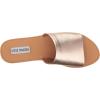 Steve Madden womens Gracel Flat Sandal(Rose Gold)