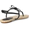 Stuart Weitzman Women’s Felicity Espadrille Sandals(Black/Natural)
