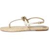 Stuart Weitzman Women’s Felicity Espadrille Sandals(Light Gold/Natural)