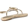 Stuart Weitzman Women’s Felicity Espadrille Sandals(Light Gold/Natural)