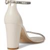 Stuart Weitzman Women’s Nearlynude Stefanie Sandal Pump(Seashell/Clear)