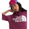 THE NORTH FACE Women’s Half Dome Pullover Hoodie Sweatshirt (Standard and Plus Size)(Cyber Berry/Tnf White)