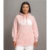 THE NORTH FACE Women’s Half Dome Pullover Hoodie Sweatshirt (Standard and Plus Size)(Pink Moss/Tnf White)