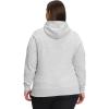 THE NORTH FACE Women’s Half Dome Pullover Hoodie Sweatshirt (Standard and Plus Size)(Tnf Light Grey Heather/Tnf White)