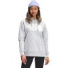 THE NORTH FACE Women’s Half Dome Pullover Hoodie Sweatshirt (Standard and Plus Size)(Tnf Light Grey Heather/Tnf White)
