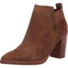 Dolce Vita Women’s Sirano Ankle Boot(Dk Brown Suede)
