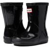 Hunter unisex-child Original First Classic Gloss(Black)
