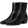 Steve Madden Women’s Daney Ankle Boot(Black Leather)