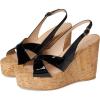 Stuart Weitzman Women’s Dayna Slingback Wedge Platform(Black)