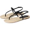 Stuart Weitzman Women’s Felicity Espadrille Sandals(Black/Natural)