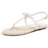 Stuart Weitzman Women’s Felicity Espadrille Sandals(Cream/Natural)