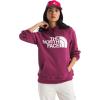 THE NORTH FACE Women’s Half Dome Pullover Hoodie Sweatshirt (Standard and Plus Size)(Cyber Berry/Tnf White)