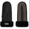 UGG Women’s Atherson Embroidered Mitten(Black)