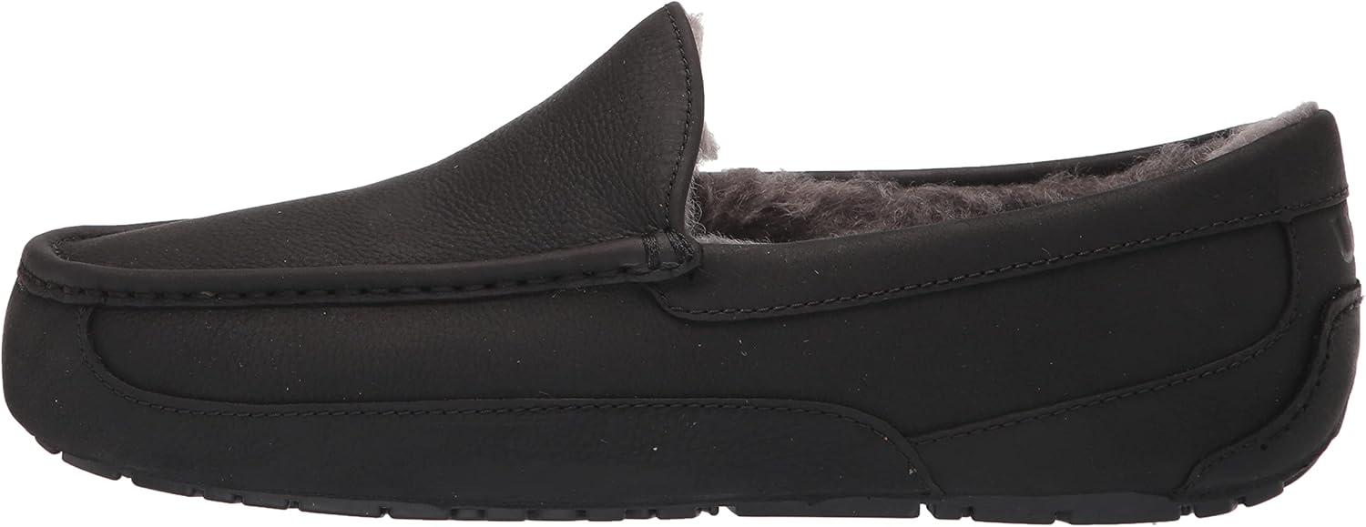 imageUGG Mens Ascot SlipperBlack Matte Leather