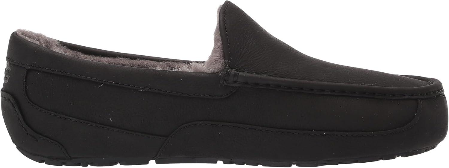imageUGG Mens Ascot SlipperBlack Matte Leather
