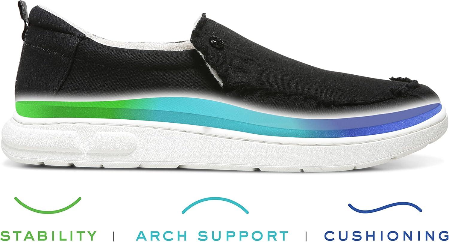 imageVionic Beach Seaview Casual Mens Slip On SneakersSustainable Shoes That Include ThreeZone Comfort with Orthotic Insole Arch Support Machine Wash Safe Sizes 713Vallarta Blue