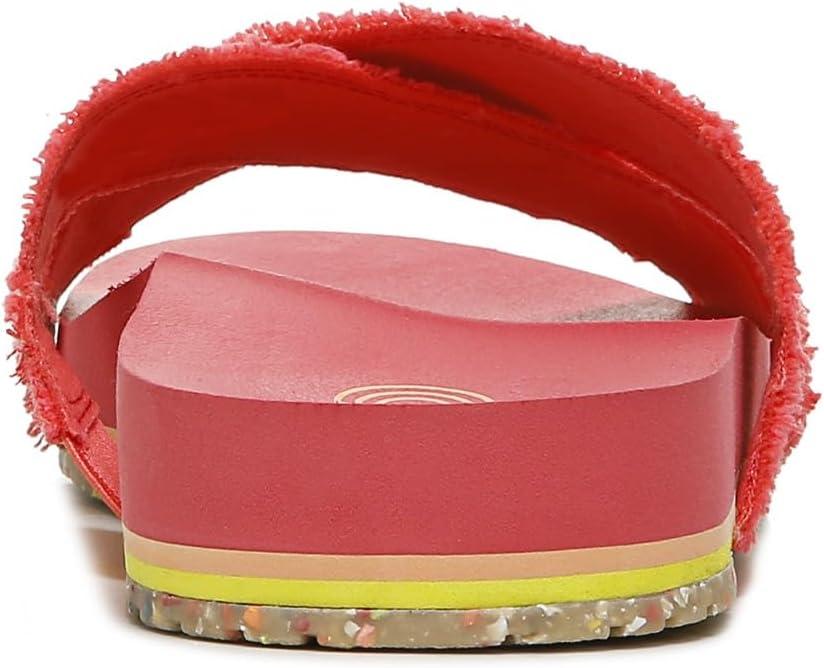 imageVionic Womens BEACH Boardwalk Panama Canvas Sandals Sustainable Washable Slide with Orthotic Insole Arch Support Womens Sneakers Medium Fit Sizes 512Poppy