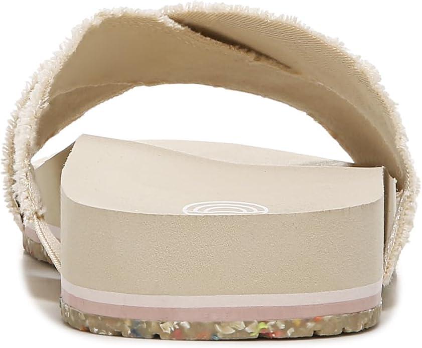 imageVionic Womens BEACH Boardwalk Panama Canvas Sandals Sustainable Washable Slide with Orthotic Insole Arch Support Womens Sneakers Medium Fit Sizes 512Semolina