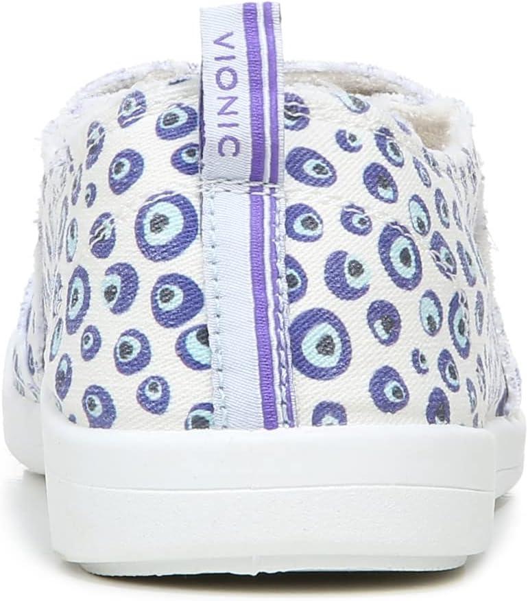 imageVionic Womens Malibu SliponsLoaferMarshmallow Bubbles Canvas