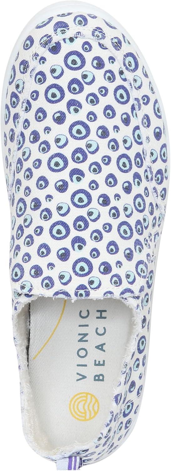 imageVionic Womens Malibu SliponsLoaferMarshmallow Bubbles Canvas