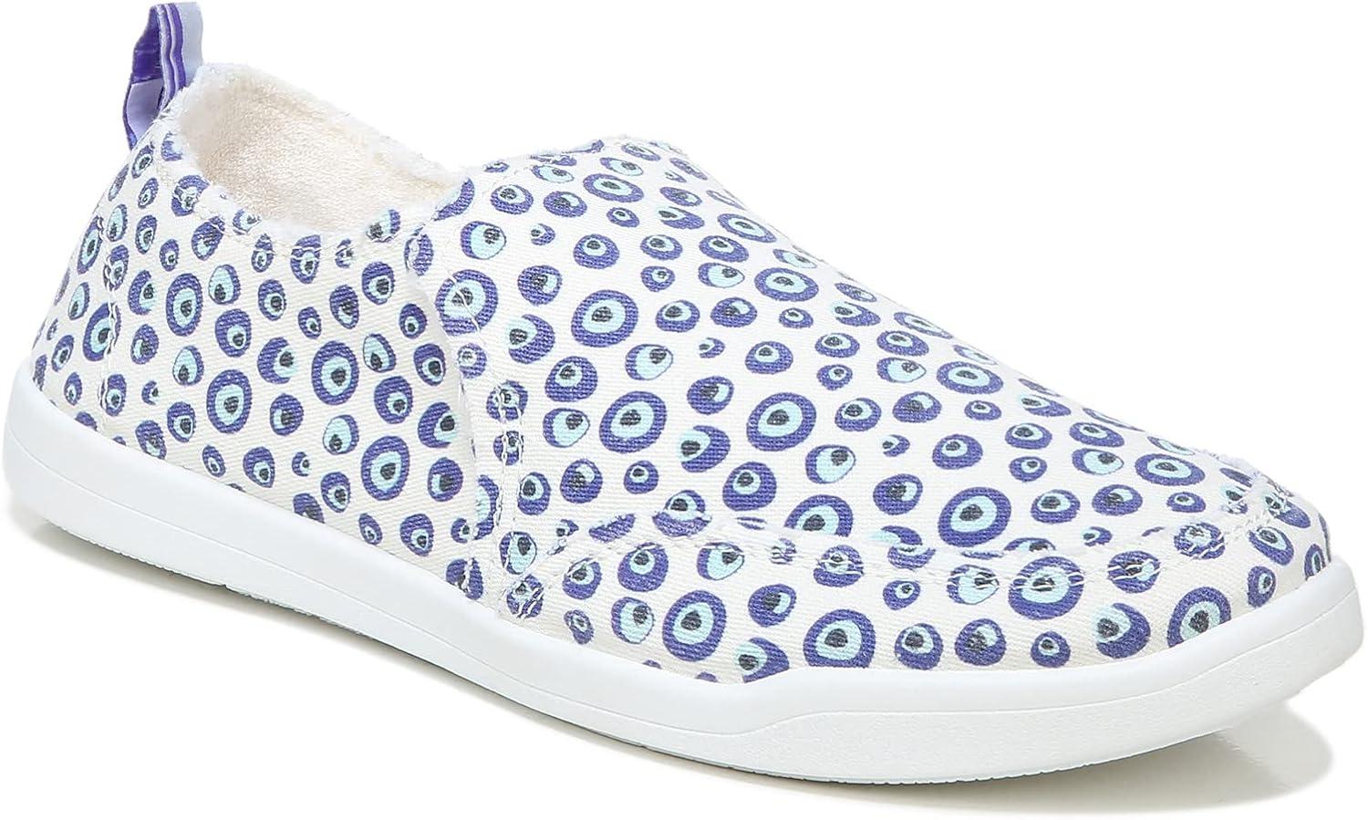imageVionic Womens Malibu SliponsLoaferMarshmallow Bubbles Canvas