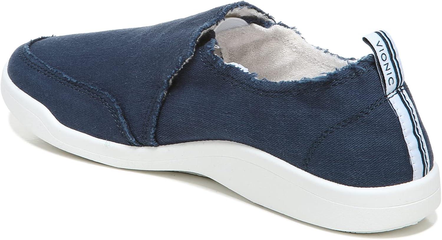 imageVionic Womens Malibu SliponsLoaferNavy Canvas
