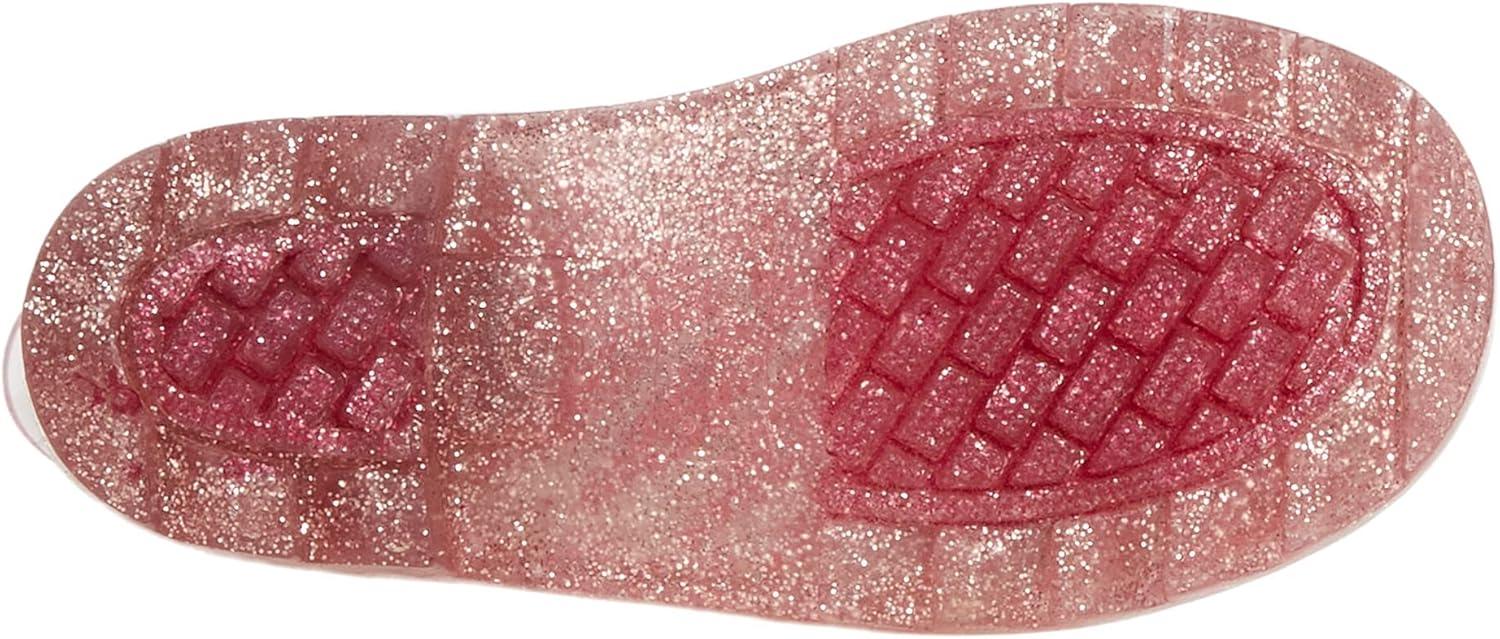 imageWestern Chief Girls TieDye Lighted PVC Boot ToddlerLittle Kid Rose Gold 5 Toddler M