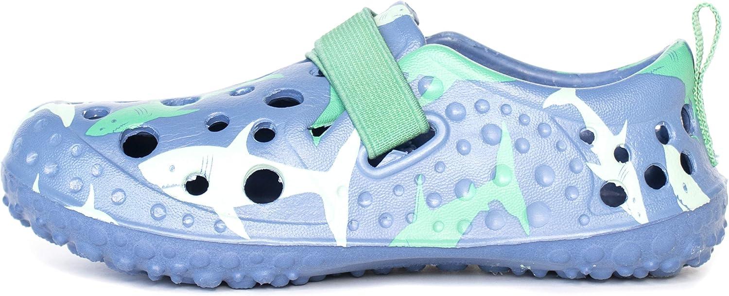 imageWestern Chief Lightweight Comfortable EVA Toddler Play Water Shoe SandalShark Navy