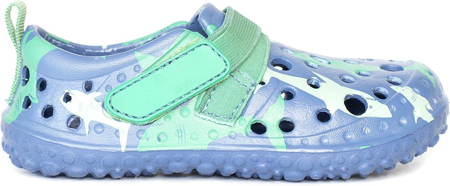 imageWestern Chief Lightweight Comfortable EVA Toddler Play Water Shoe SandalShark Navy