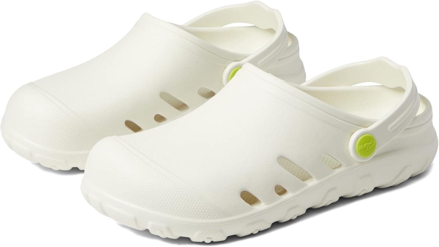 imageWestern Chief Women Easies EVA Clog Lightweight Cushioned Comfortable Casual Slip On Shoes for Gardening Outdoors WalkingWhite