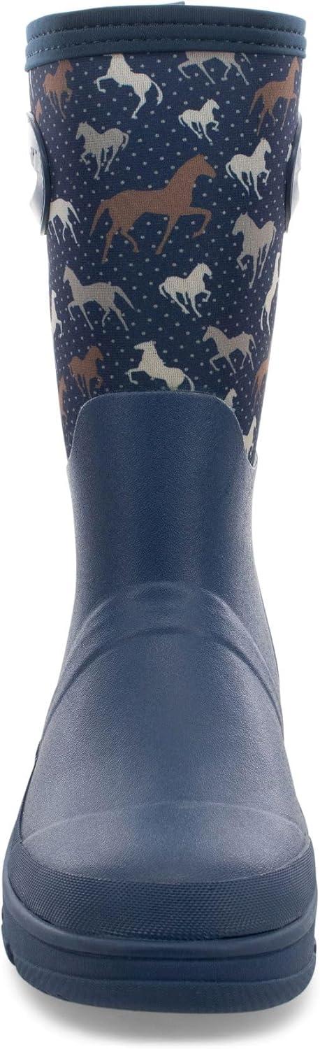 imageWestern Chief Womens Neoprene Faux Fur Mid Insulated Waterproof Cold Weather BootsNavy