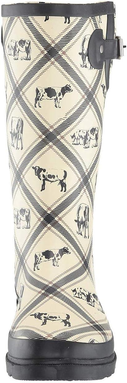 imageWestern Chief Womens Tall Waterproof Rain Boot Outdoor Garden ShoesCountry Cows