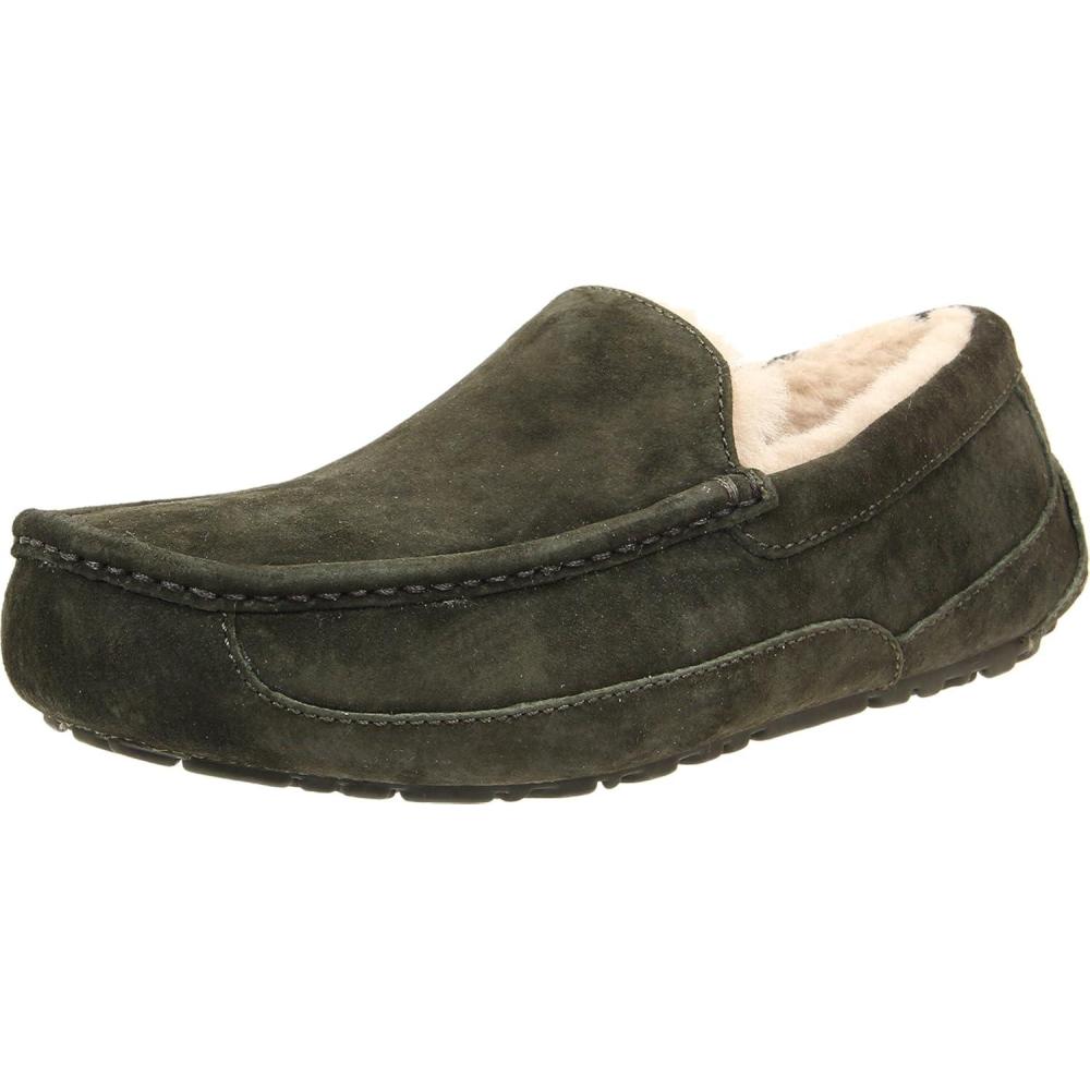 imageUGG Mens Ascot SlipperLodge GreenLodge Green Suede