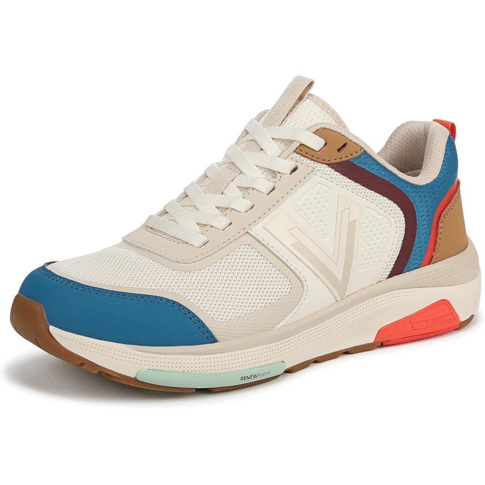 imageVionic Womens Walk Strider 001Ivory Multi Mesh