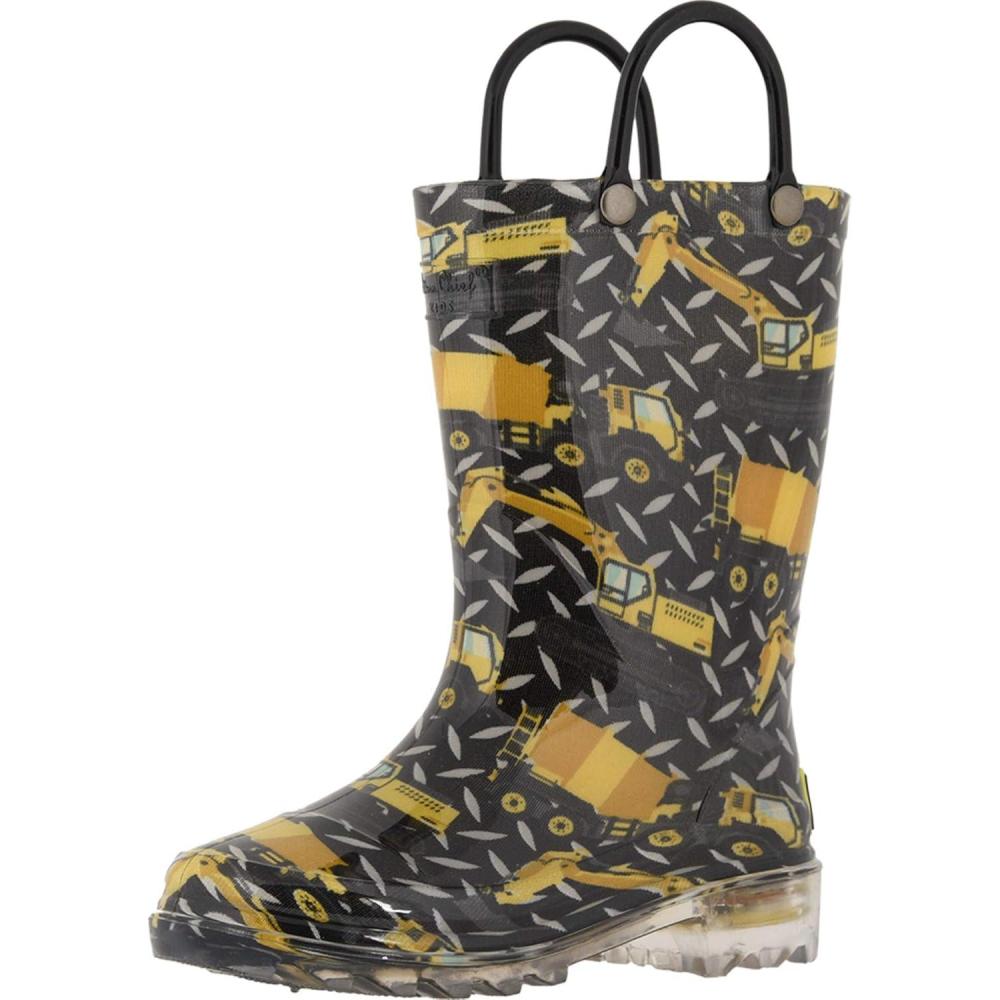 imageWestern Chief Kids Waterproof Light Up Rain Boots With Handles for Easy On and Off for Boys and GirlsBuild Site