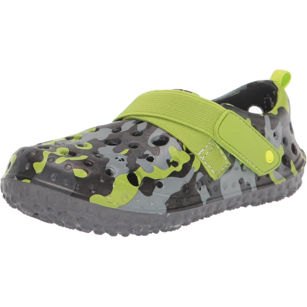 imageWestern Chief Lightweight Comfortable EVA Toddler Play Water Shoe SandalCamo Grey