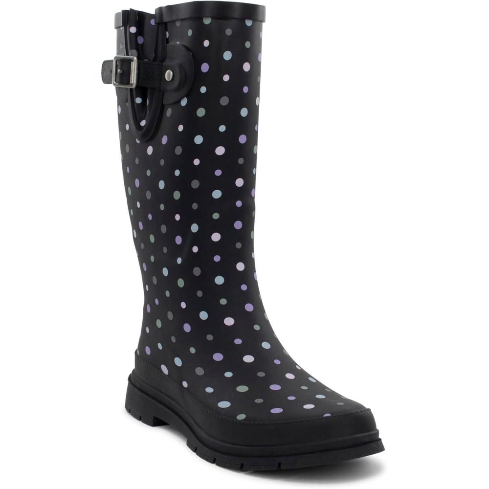 imageWestern Chief Womens Tall Waterproof Rain Boot Outdoor Garden ShoesDitsy Dot