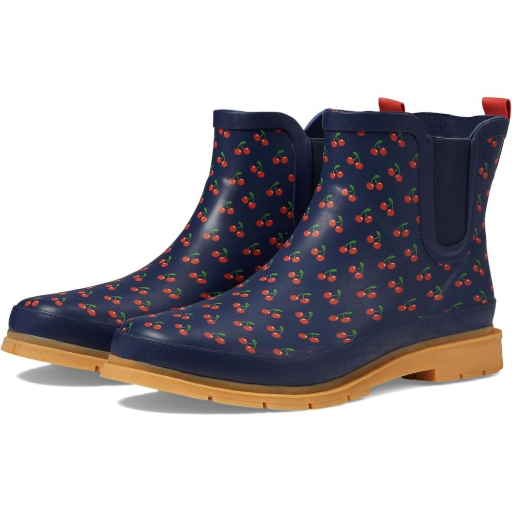 imageWestern Chief Womens Waterproof Chelsea Ankle Rain Boot with Elastic Gore and Rubber Lug Outsole Stylish and Functional for Rainy DaysCherry Patch