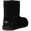 UGG Unisex-Child T Classic Ii Shimmer Sky Fashion Boot(Black/Rainbow Metallic)
