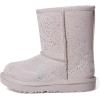 UGG Unisex-Child T Classic Ii Shimmer Sky Fashion Boot(Pale Smoke/Rainbow Metallic)
