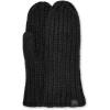 UGG Women’s Chunky Rib Mitten(Black)