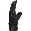 UGG mens 3 Point Leather Tech Gloves With Sherpa Lining(Black)